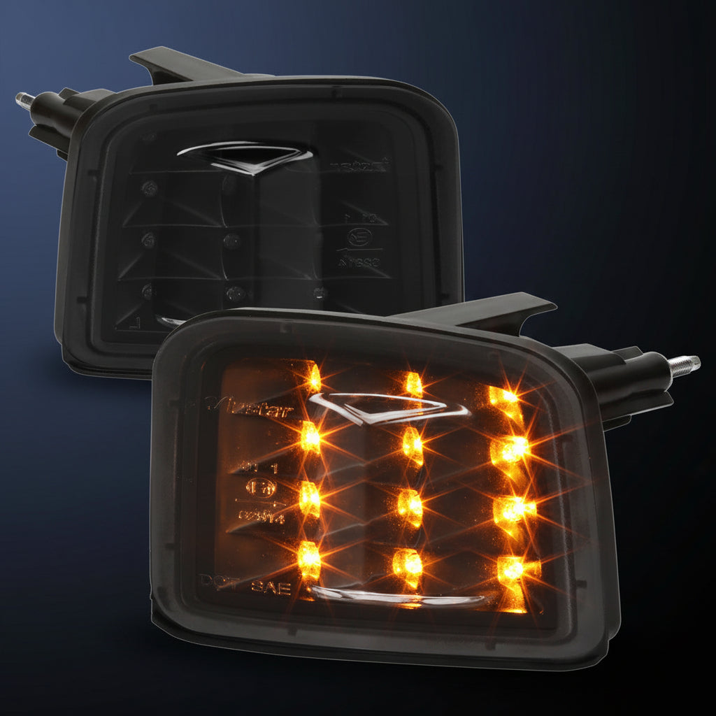 LED lights close-up – improves both brightness and appearance