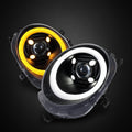 2014-2021 Mini Cooper F55 F56 F57 Switchback LED DRL Projector Headlights – Matte Black/Clear