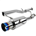 Full catback exhaust system with dimensions - 55.25 inch length, 5.5 inch tip