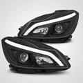 Projector low beam close-up – produces the brightest light possible
