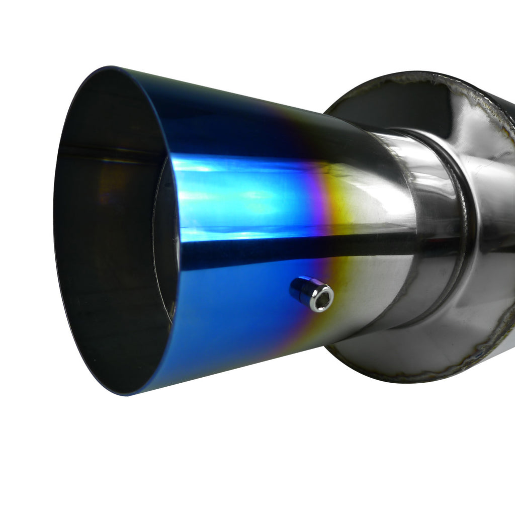 Digital caliper measuring 2.400 inch pipe diameter at flange