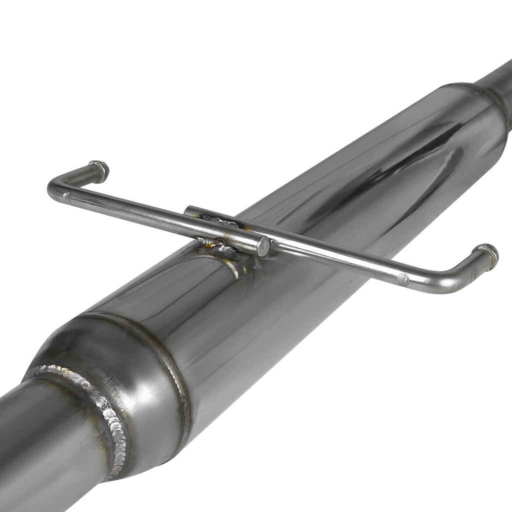 Complete N1 catback exhaust system with burnt titanium tip - all components