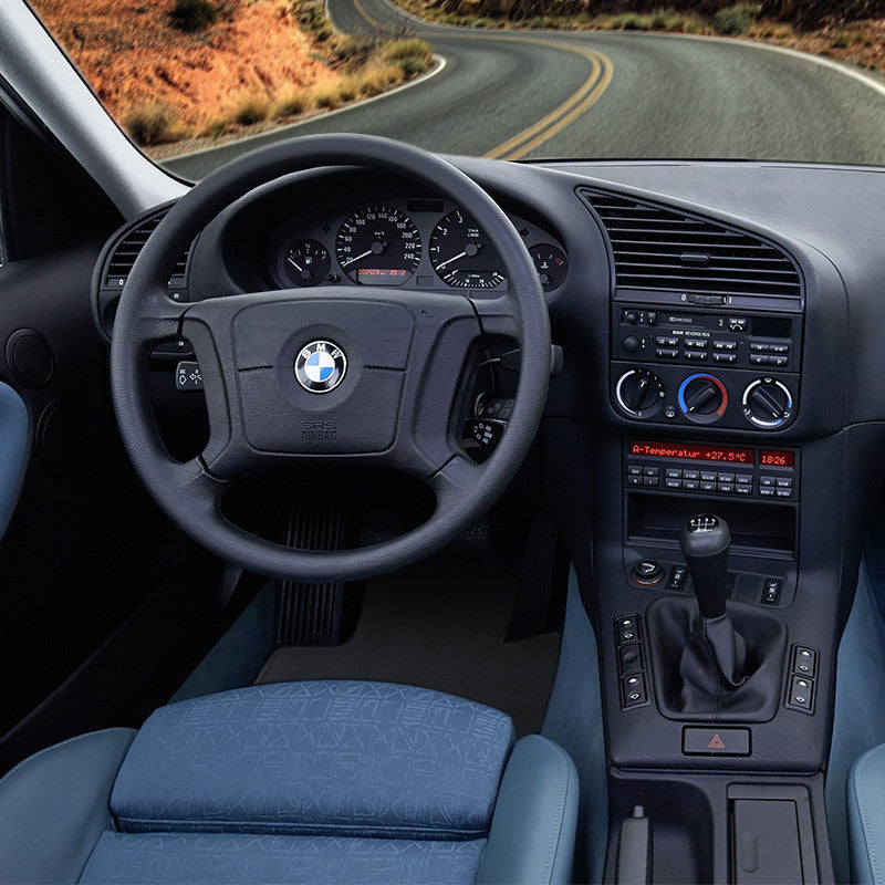 BMW E39 5 Series interior dashboard view showing fitment reference