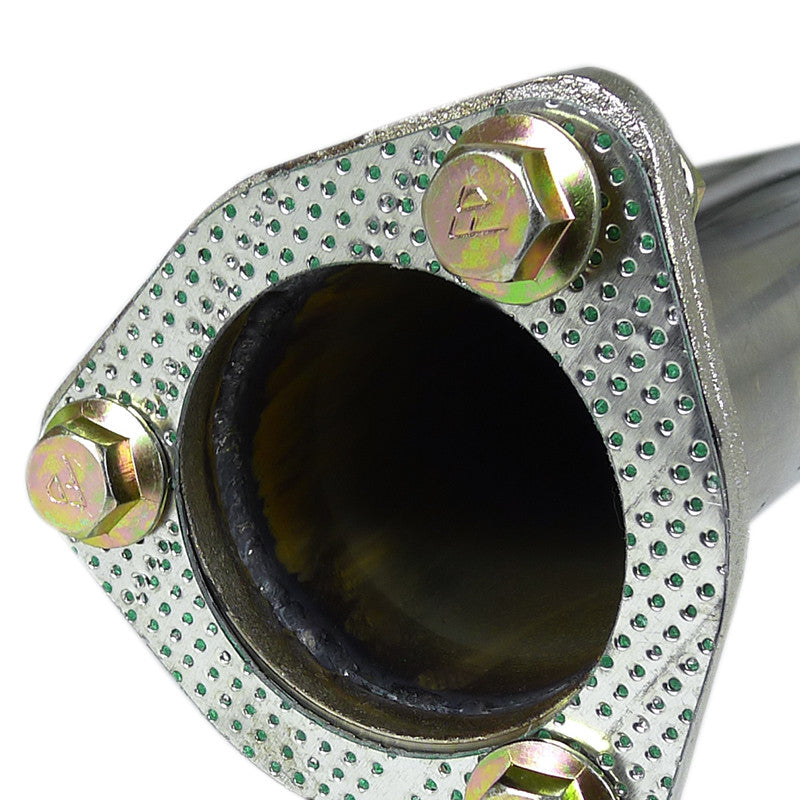 Burnt titanium tip interior view