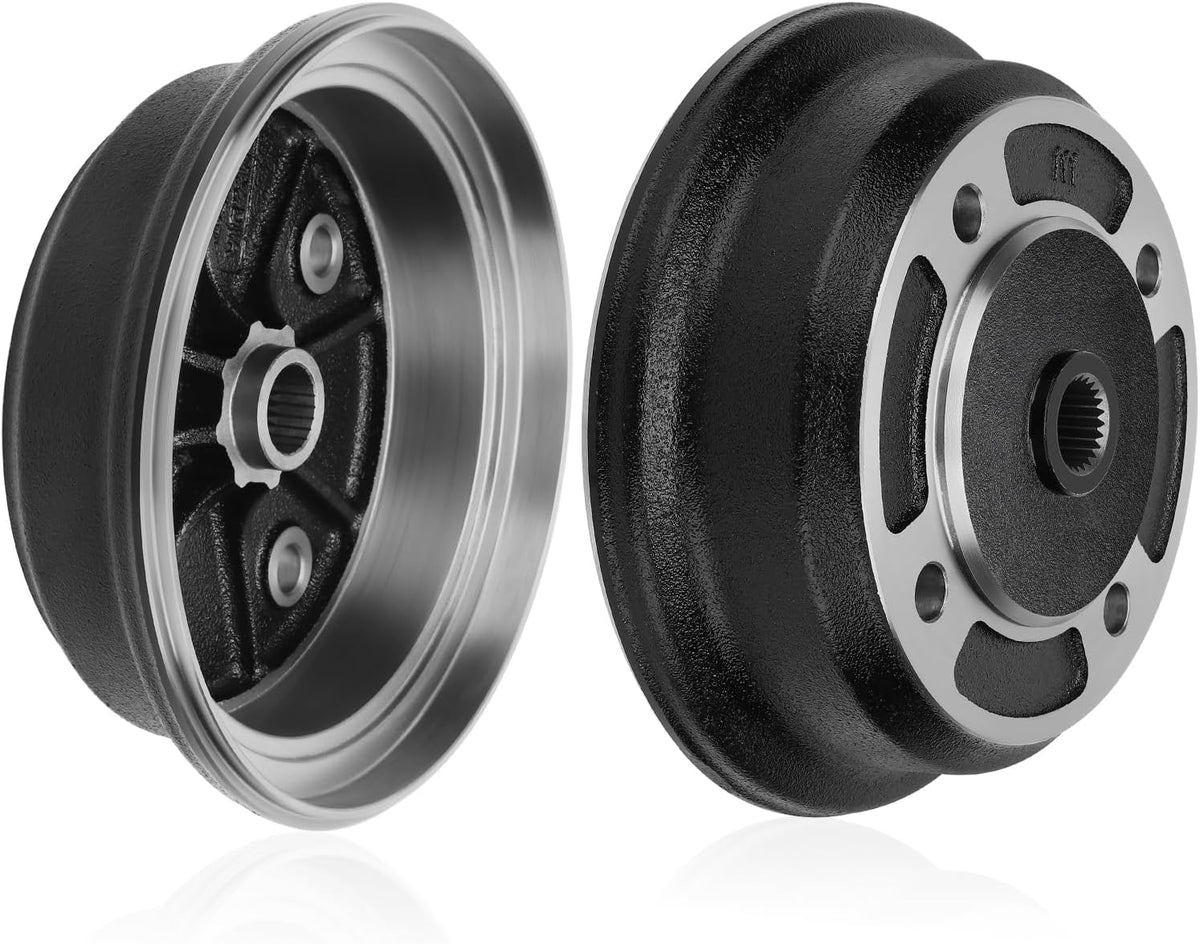 Front Wheel Brake Drum Hub Pair – Kawasaki Mule 3000 3010 4000 4010 (KAF620 KAF950)