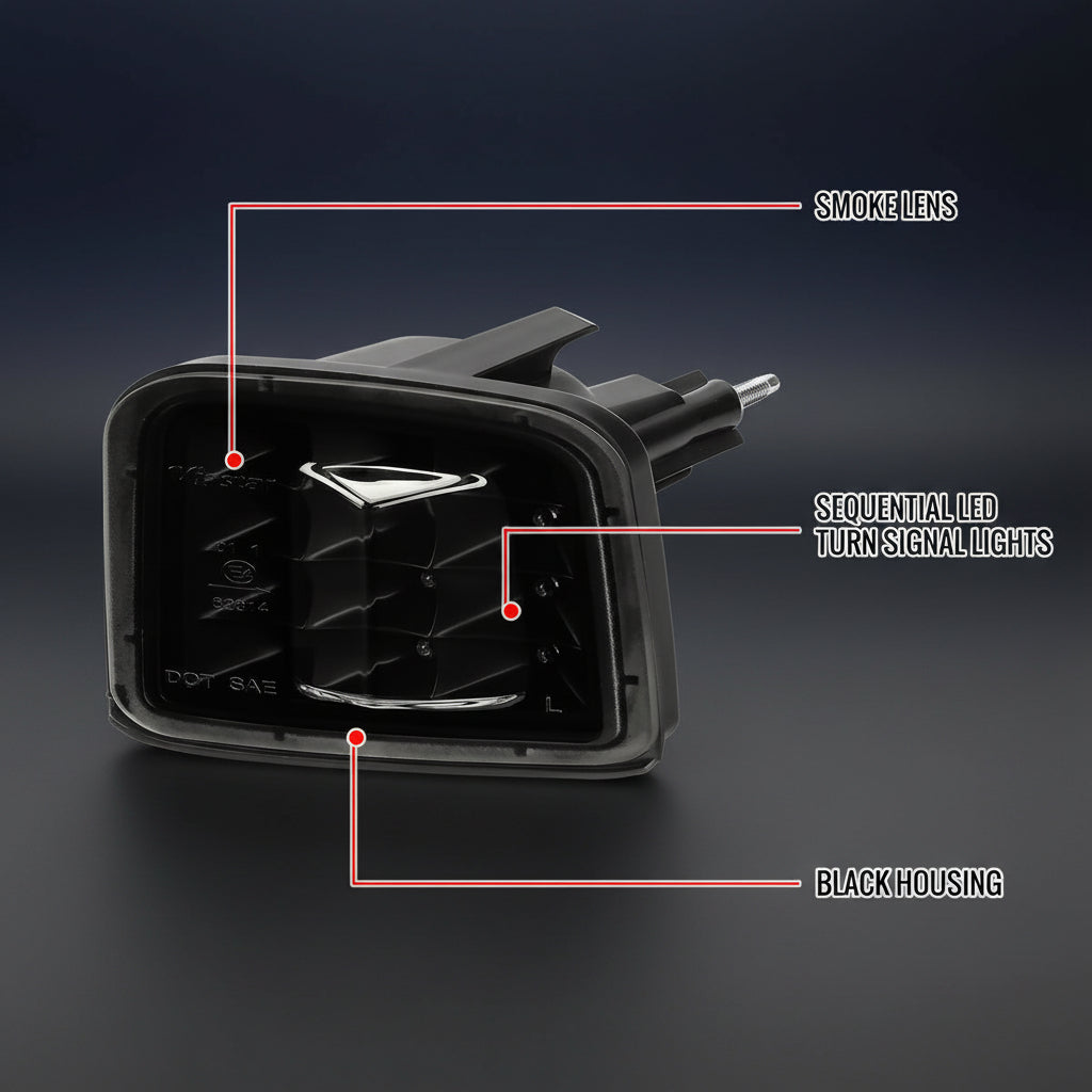 Sequential turn signal animation sequence
