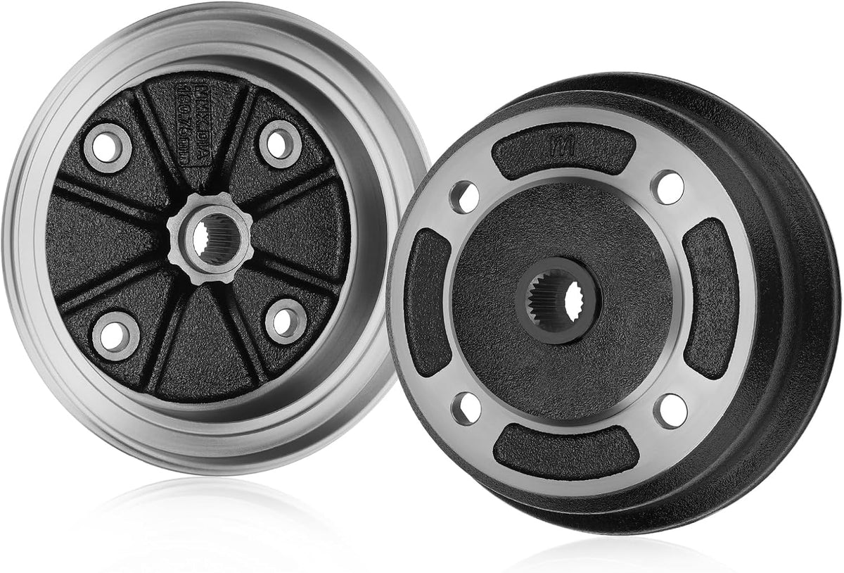 Front Wheel Brake Drum Hub Pair – Kawasaki Mule 3000 3010 4000 4010 (KAF620 KAF950)