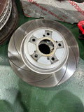 Dixcel FS front brake rotor rear face and mounting holes