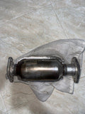 Drift Racing badge on catalytic converter body