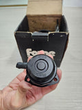 Forge blow-off valve with mounting flange and side outlet