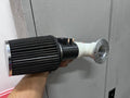 K&N open pod filter assembly for Classic Mini side view
