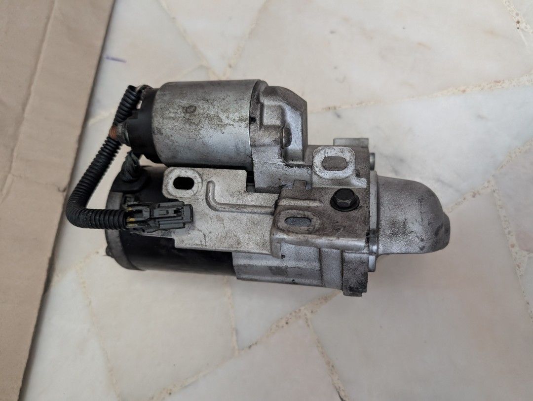 Nissan GT-R R35 starter motor solenoid and housing