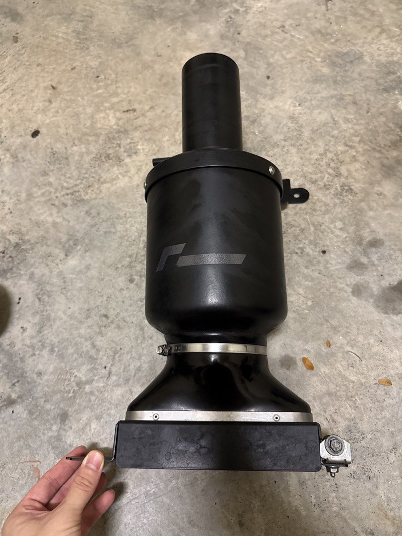 RacingLine intake components including curved hose and fittings