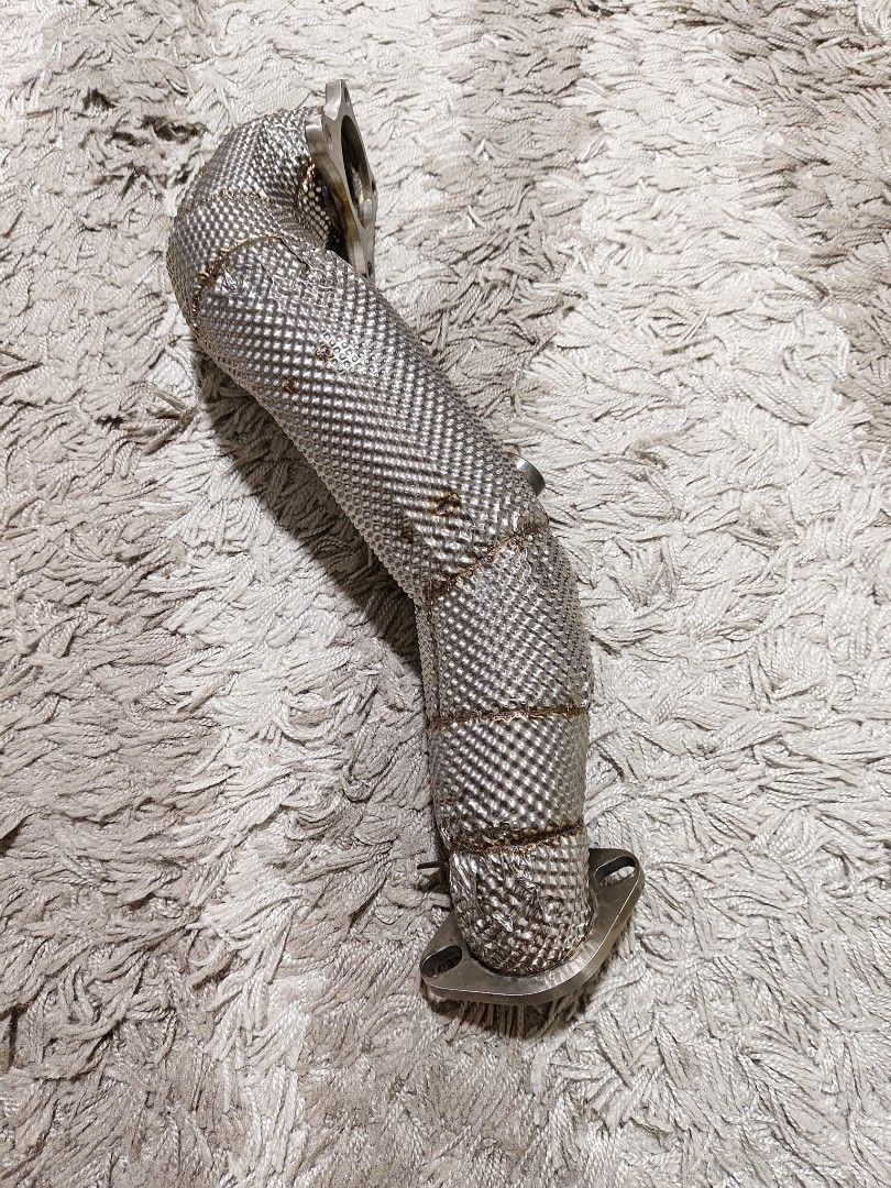 EA111 single-charge downpipe full length with heat shielding